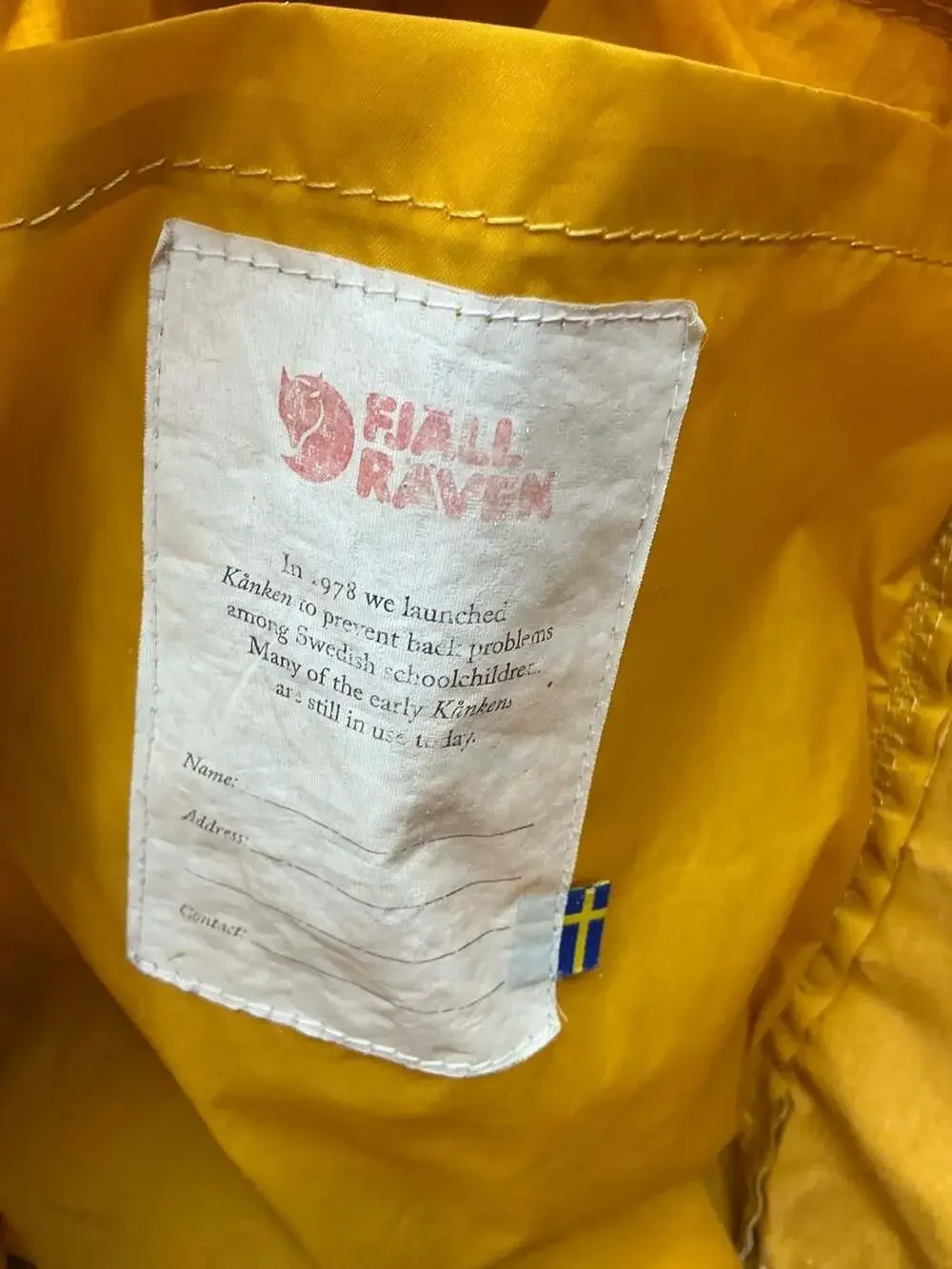 Fjällräven Kånken Classic Backpack in Ochre